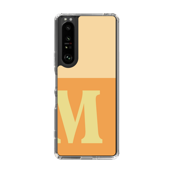 Slim Protection Case［ Original - initial two tone - M orange ］