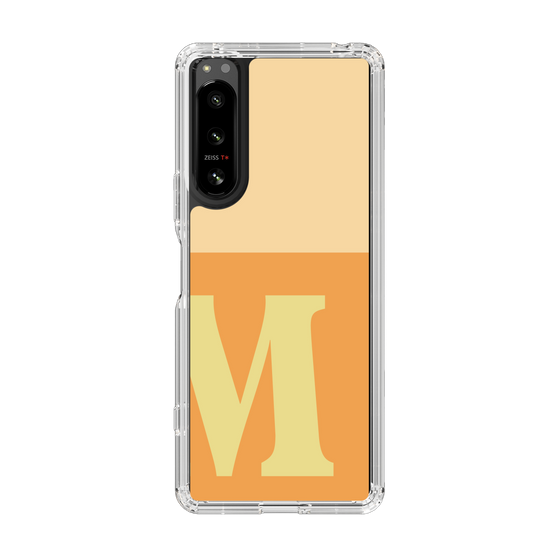 Slim Protection Case［ Original - initial two tone - M orange ］