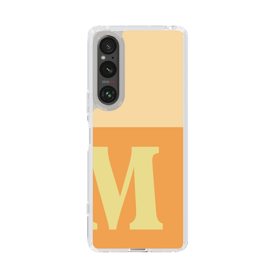 Slim Protection Case［ Original - initial two tone - M orange ］