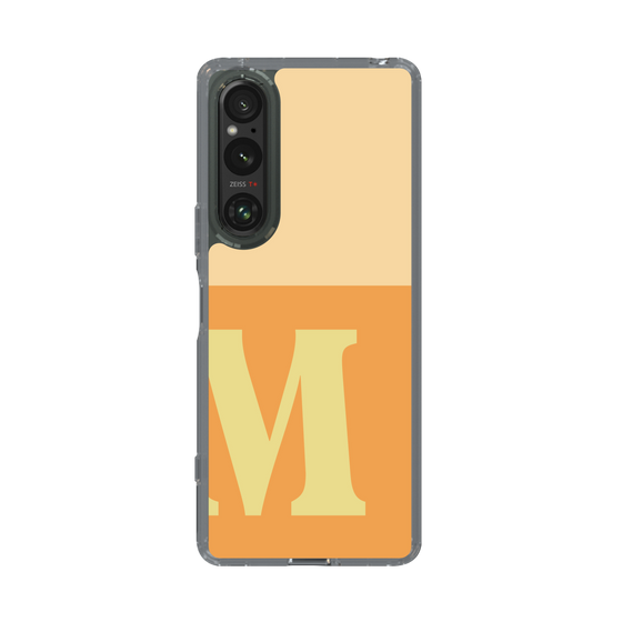 Slim Protection Case［ Original - initial two tone - M orange ］