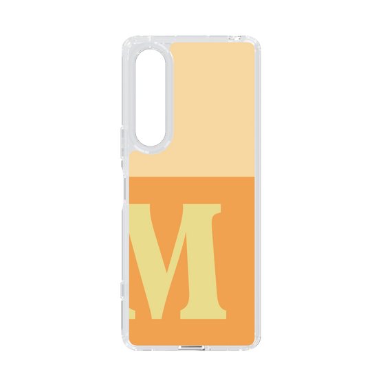 Slim Protection Case［ Original - initial two tone - M orange ］