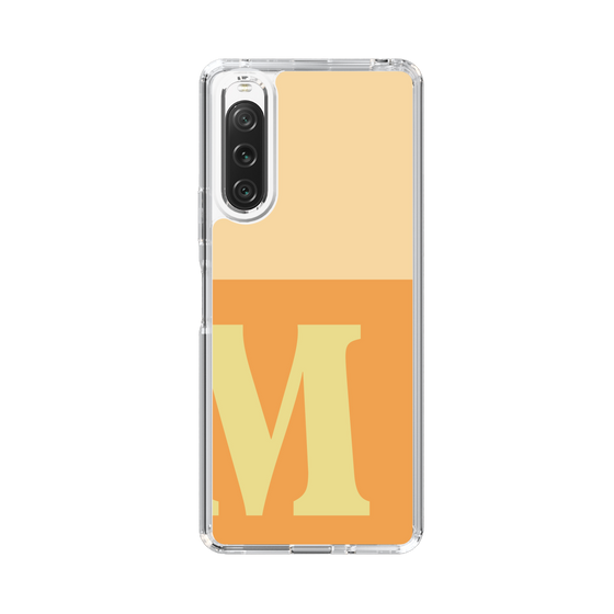 Slim Protection Case［ Original - initial two tone - M orange ］