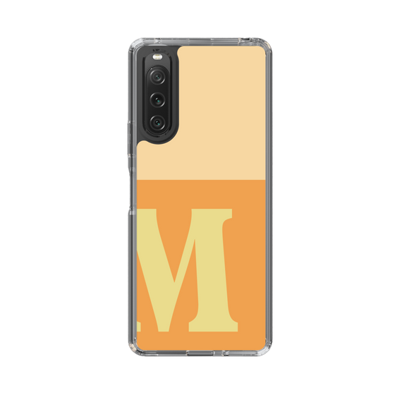Slim Protection Case［ Original - initial two tone - M orange ］