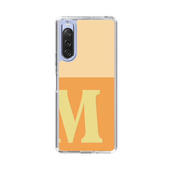 Slim Protection Case［ Original - initial two tone - M orange ］