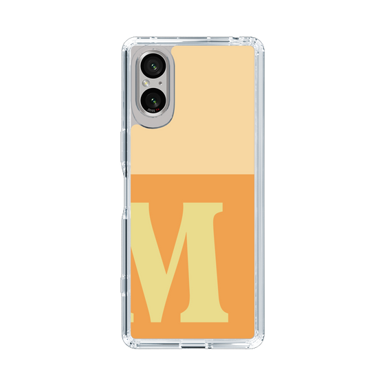 Slim Protection Case［ Original - initial two tone - M orange ］