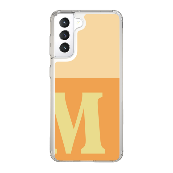 Slim Protection Case［ Original - initial two tone - M orange ］