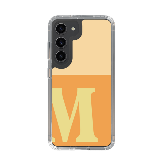 Slim Protection Case［ Original - initial two tone - M orange ］