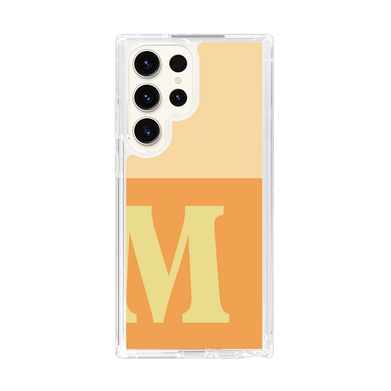 Slim Protection Case［ Original - initial two tone - M orange ］