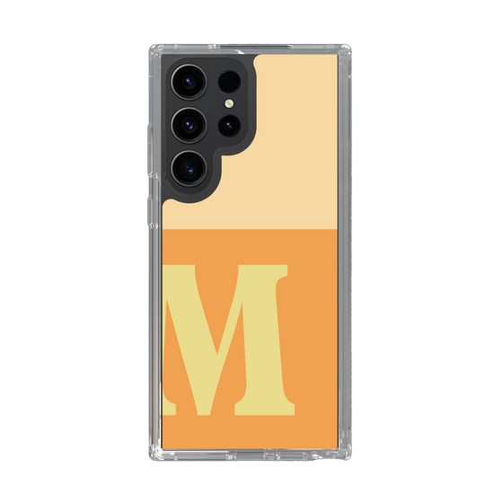 Slim Protection Case［ Original - initial two tone - M orange ］