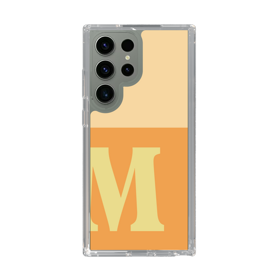 Slim Protection Case［ Original - initial two tone - M orange ］