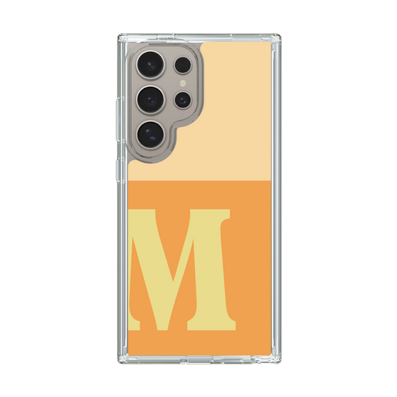 Slim Protection Case［ Original - initial two tone - M orange ］