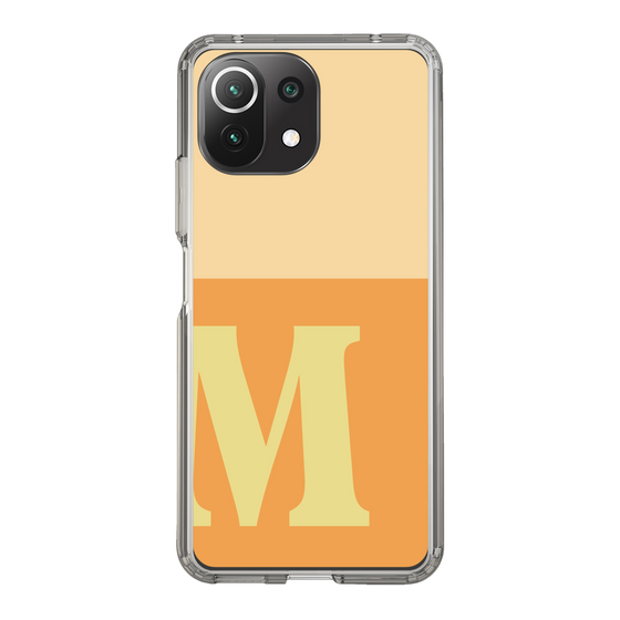 Slim Protection Case［ Original - initial two tone - M orange ］