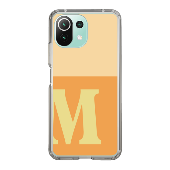 Slim Protection Case［ Original - initial two tone - M orange ］