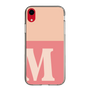 Slim Protection Case［ Original - initial two tone - M pink ］