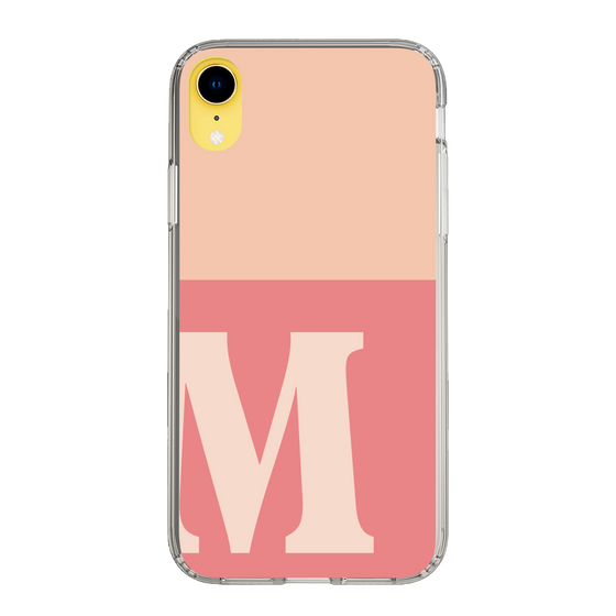 Slim Protection Case［ Original - initial two tone - M pink ］