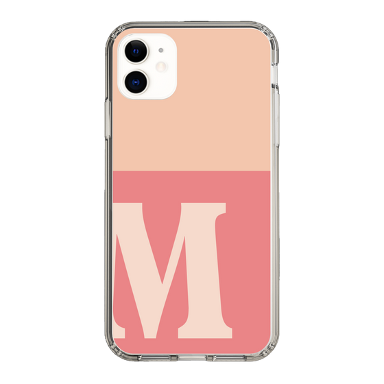 Slim Protection Case［ Original - initial two tone - M pink ］