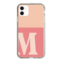 Slim Protection Case［ Original - initial two tone - M pink ］