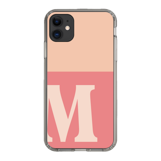 Slim Protection Case［ Original - initial two tone - M pink ］