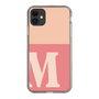 Slim Protection Case［ Original - initial two tone - M pink ］