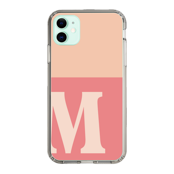 Slim Protection Case［ Original - initial two tone - M pink ］