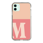 Slim Protection Case［ Original - initial two tone - M pink ］