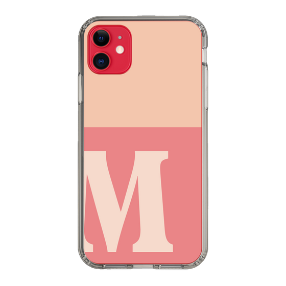 Slim Protection Case［ Original - initial two tone - M pink ］