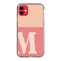 Slim Protection Case［ Original - initial two tone - M pink ］