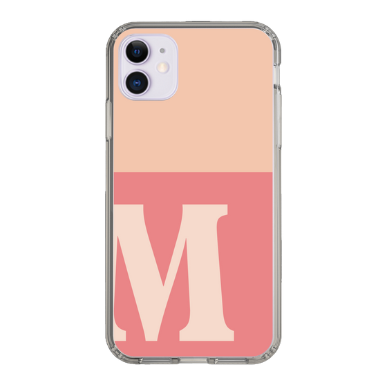 Slim Protection Case［ Original - initial two tone - M pink ］