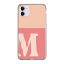 Slim Protection Case［ Original - initial two tone - M pink ］