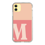 Slim Protection Case［ Original - initial two tone - M pink ］
