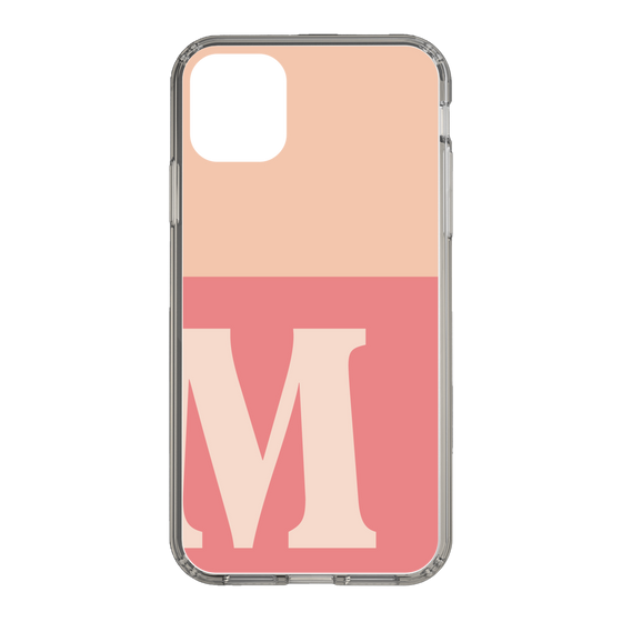 Slim Protection Case［ Original - initial two tone - M pink ］