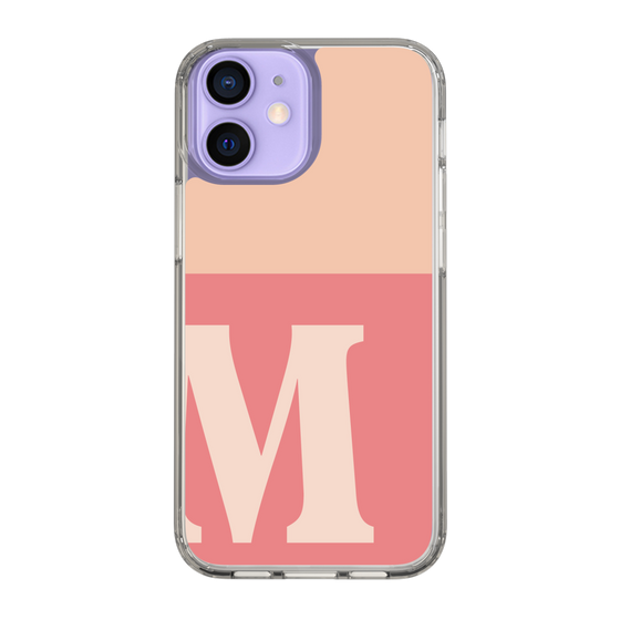 Slim Protection Case［ Original - initial two tone - M pink ］