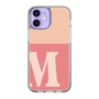 Slim Protection Case［ Original - initial two tone - M pink ］