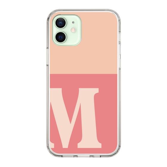 Slim Protection Case［ Original - initial two tone - M pink ］