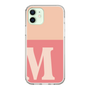 Slim Protection Case［ Original - initial two tone - M pink ］