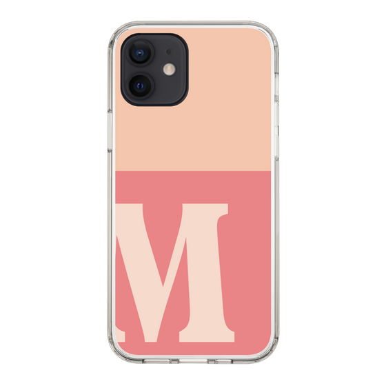 Slim Protection Case［ Original - initial two tone - M pink ］