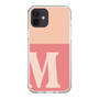 Slim Protection Case［ Original - initial two tone - M pink ］
