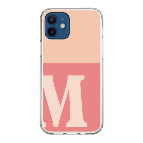 Slim Protection Case［ Original - initial two tone - M pink ］