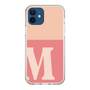 Slim Protection Case［ Original - initial two tone - M pink ］