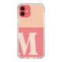 Slim Protection Case［ Original - initial two tone - M pink ］