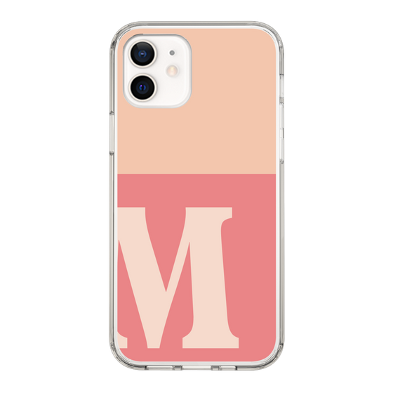 Slim Protection Case［ Original - initial two tone - M pink ］