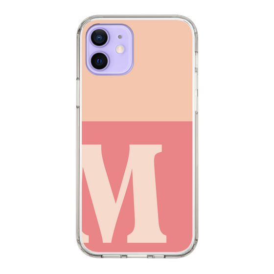Slim Protection Case［ Original - initial two tone - M pink ］