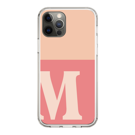 Slim Protection Case［ Original - initial two tone - M pink ］