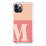 Slim Protection Case［ Original - initial two tone - M pink ］