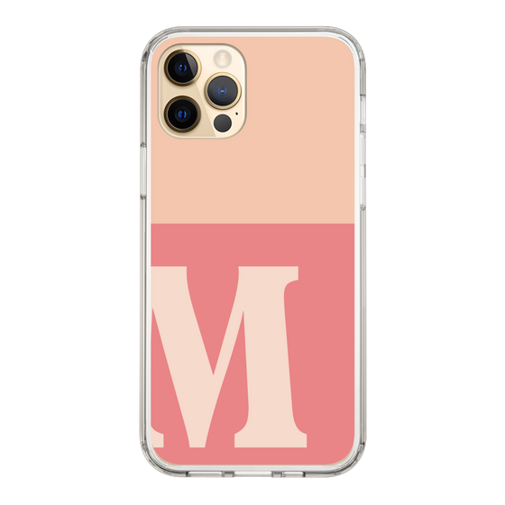 Slim Protection Case［ Original - initial two tone - M pink ］