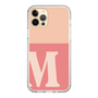 Slim Protection Case［ Original - initial two tone - M pink ］