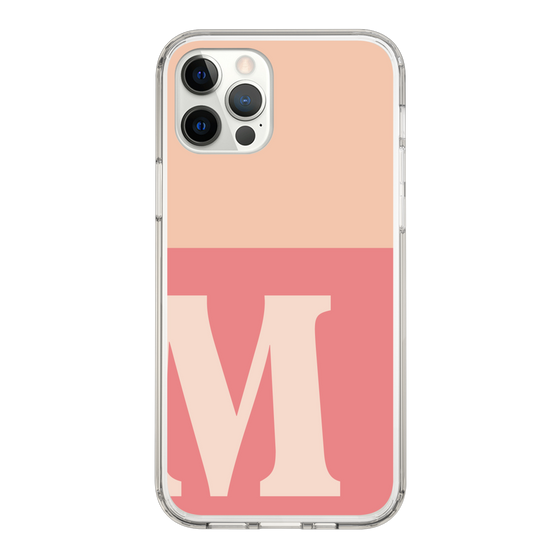 Slim Protection Case［ Original - initial two tone - M pink ］