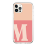 Slim Protection Case［ Original - initial two tone - M pink ］
