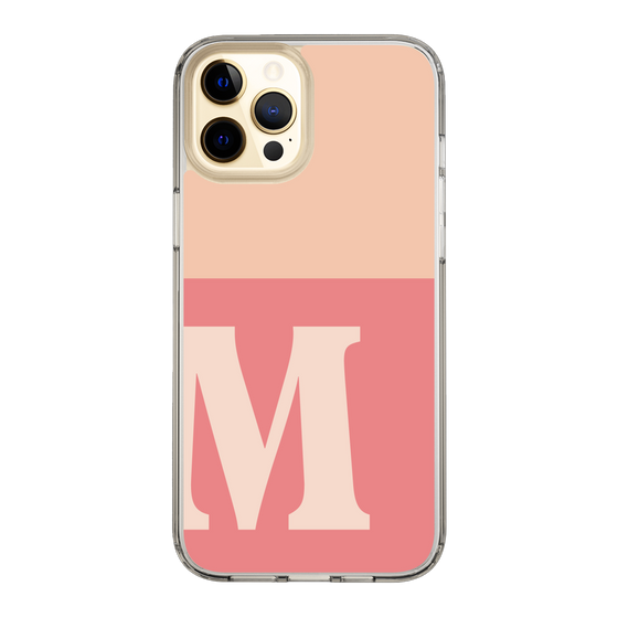Slim Protection Case［ Original - initial two tone - M pink ］