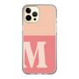 Slim Protection Case［ Original - initial two tone - M pink ］